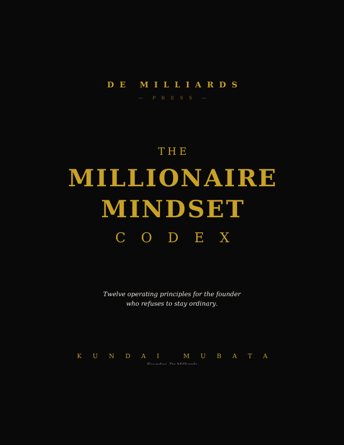 The Millionaire Mindset Codex
